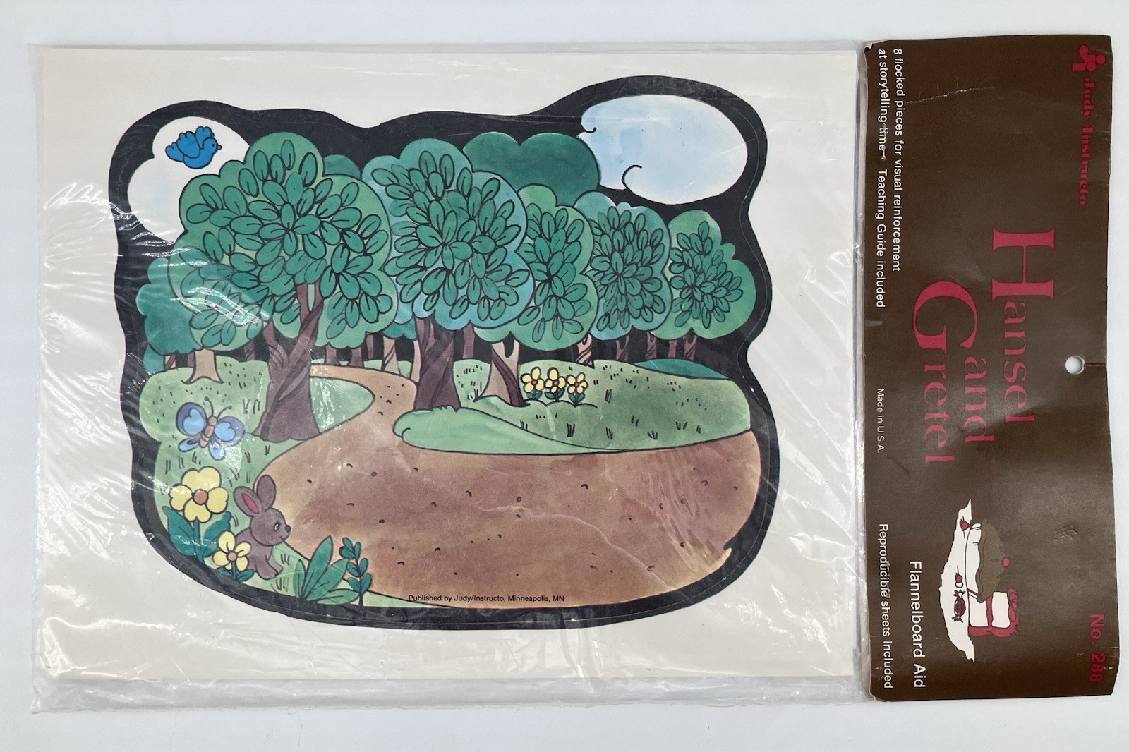 Hansel & Gretel Flannelboard Aid New Sealed Judy / Instructo 288 Guide and 8 Pcs