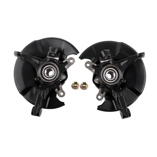 Front Steering Knuckle & Wheel Bearing Hub Passenger Side and Driver Side