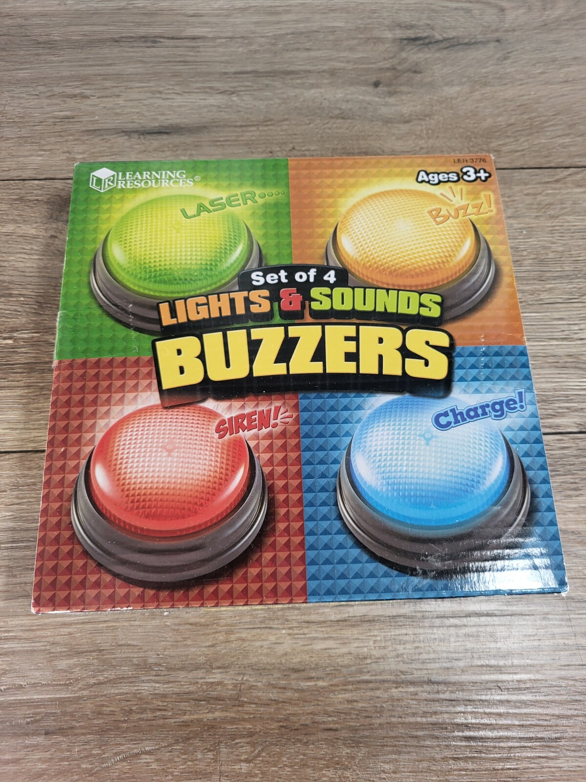 Learning Resources Recordable Answer Buzzers – Set of 4