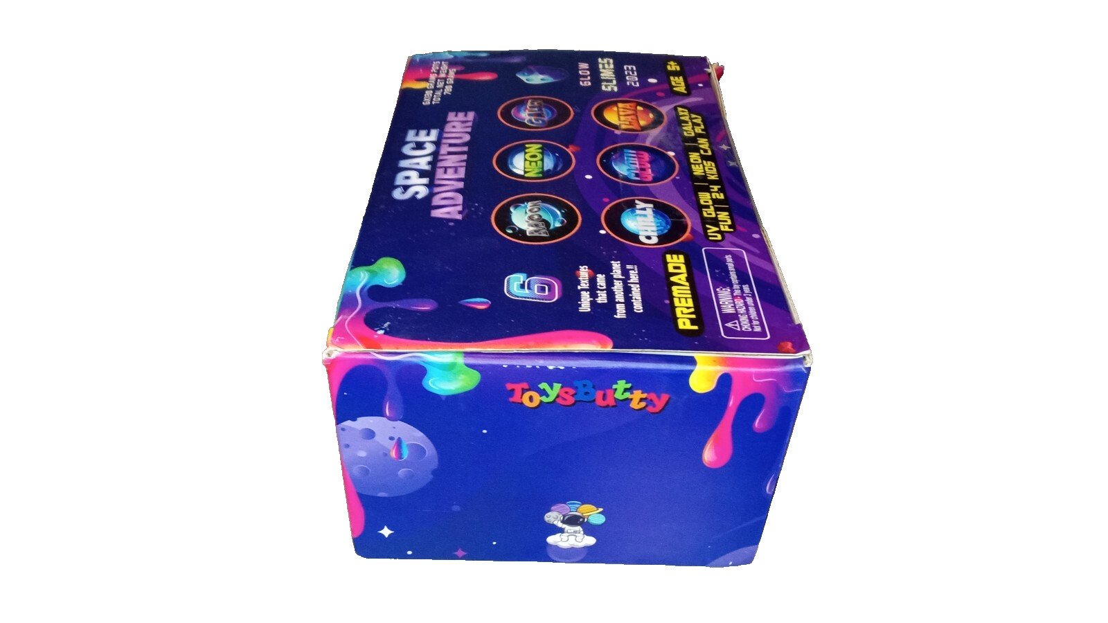 ToysButty Slime Kit for Kids 6 Galaxy Stretchy None Sticky Slime Educational Toy