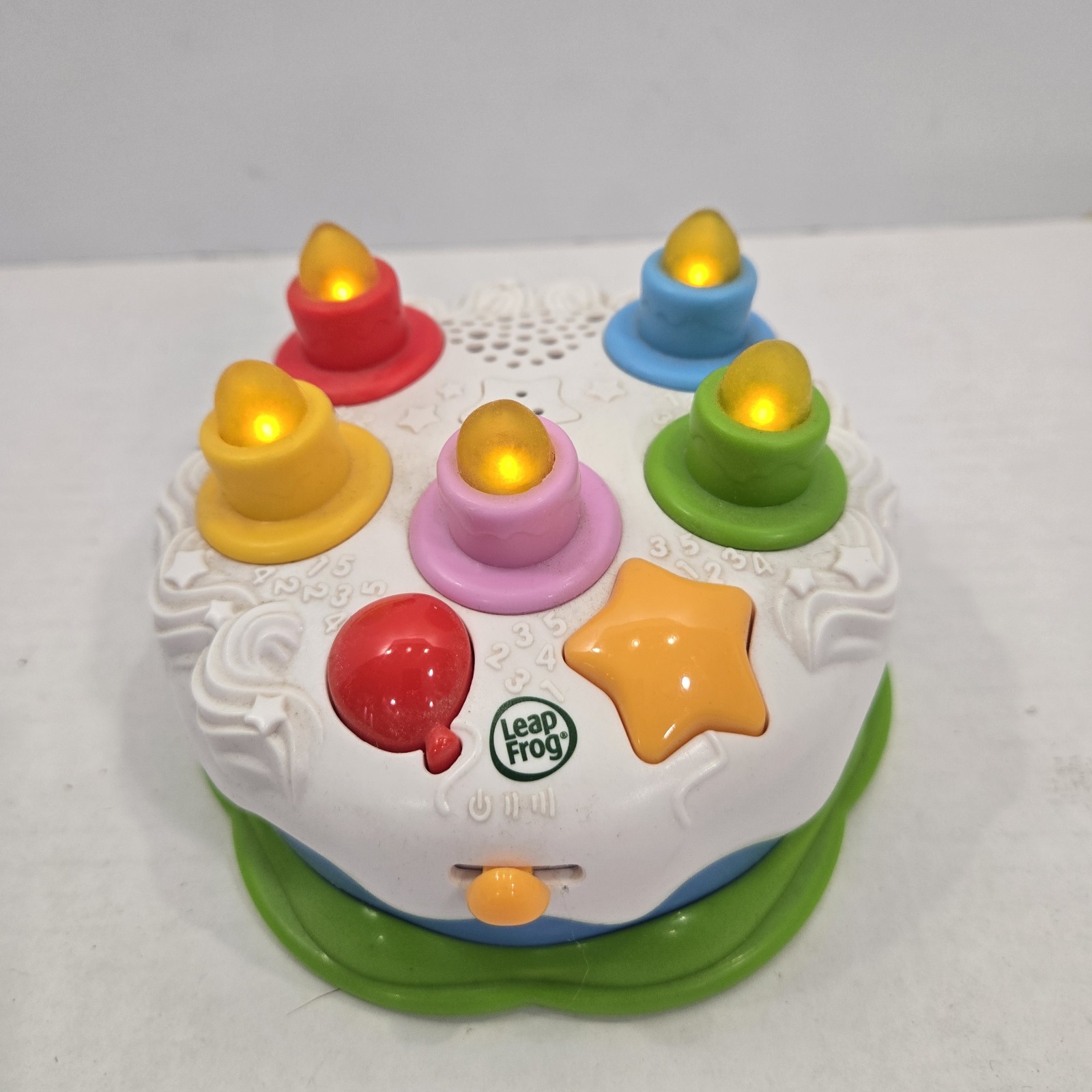 LeapFrog Birthday Cake Counting Candles Lights Musical Toy Educational Leap Frog