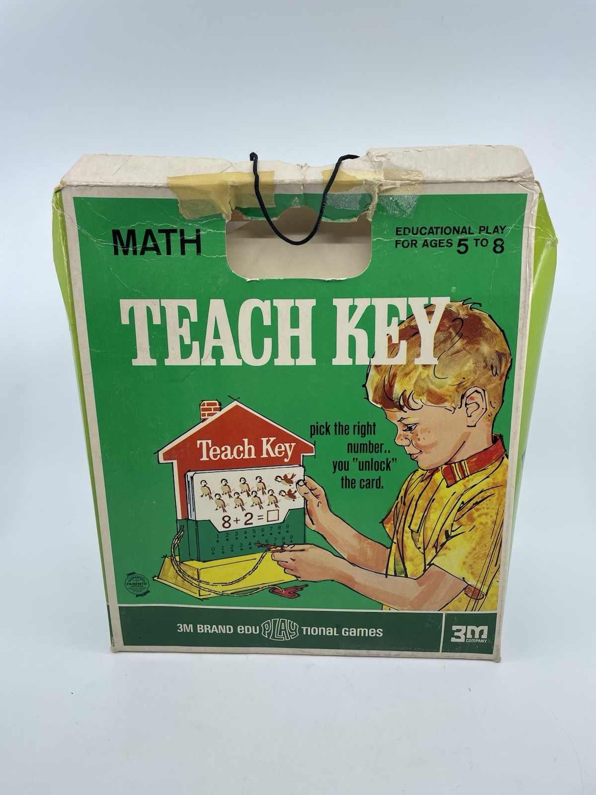 VTG 1967 3M Games TEACH KEY Math Educational Aid Complete 48 Cards