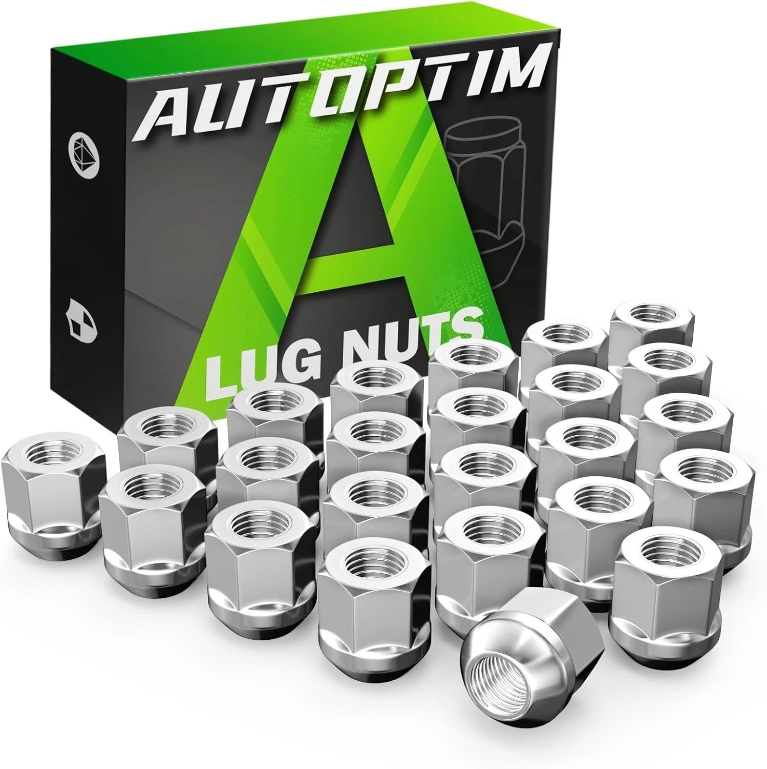 M14x1.5 24PCS Open End Lug Nuts – Replacement Chevy Silverado 1500 Tahoe Suburba