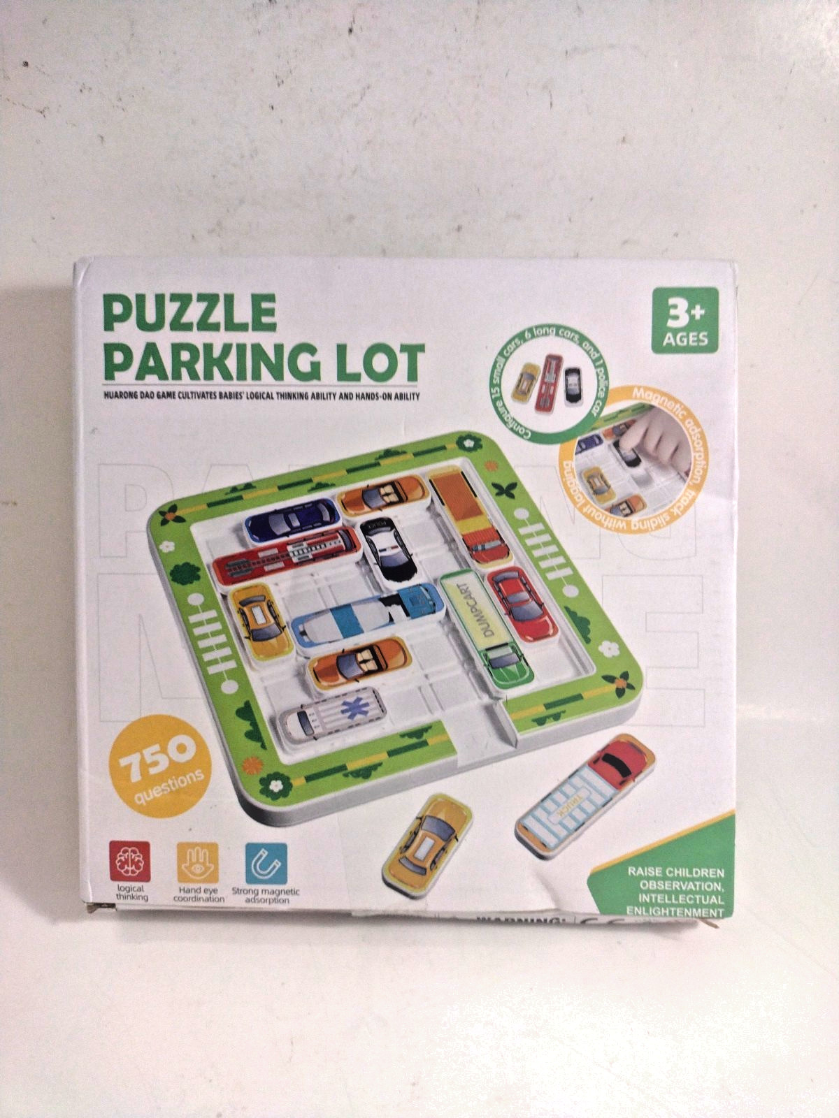 GSF Kids Parking Lot Maze Puzzle Game Educational Toy 3-12Y Logical Thinking
