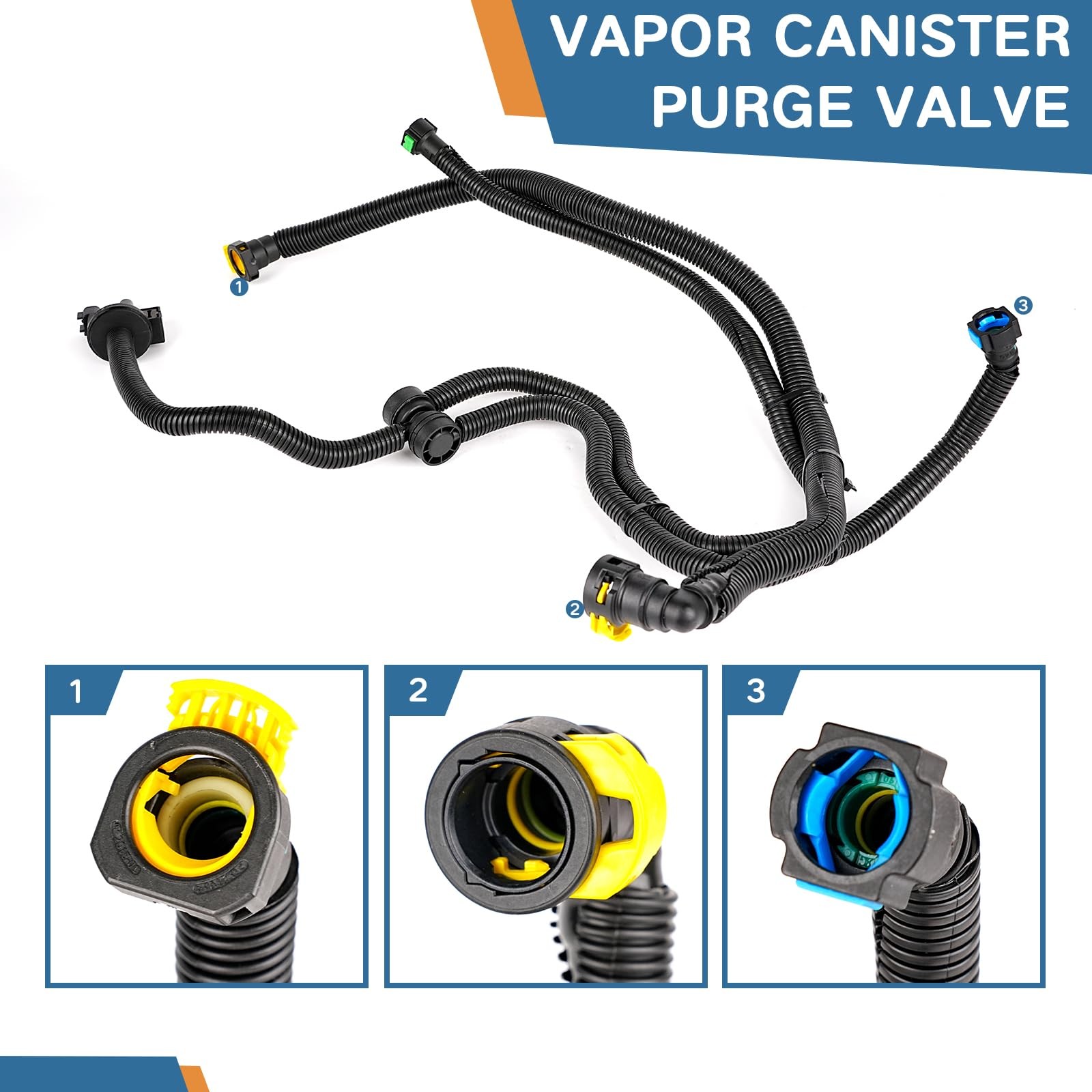Vapor Canister Purge Valve for Ford Edge 2019 – 2024 – L4 for Lincoln Nautilus