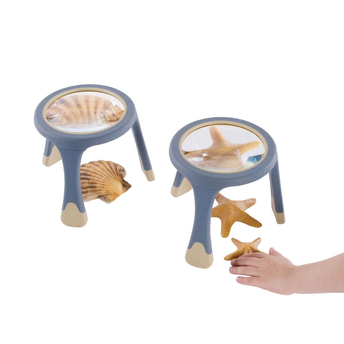 Kaplan Early Learning All-Weather Tabletop Magnifier – Set of 2