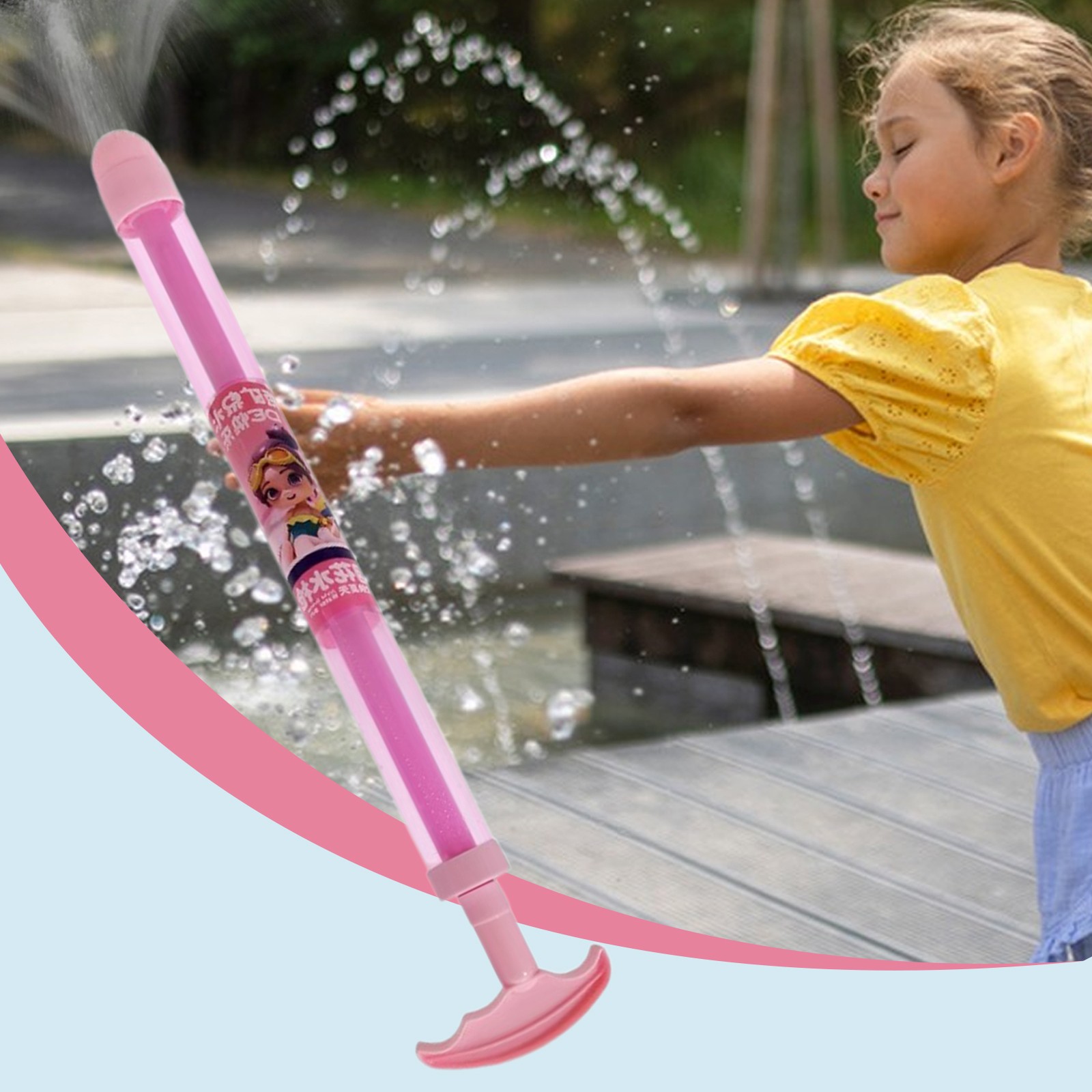 Water Squirters Summer Water Toys Pull-out Type Fountain Spraying