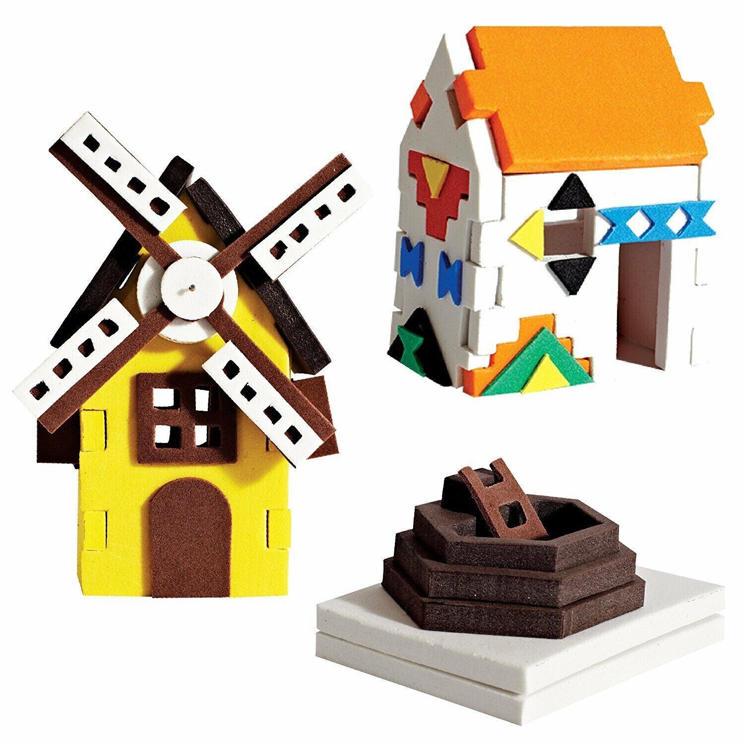 Educational Toy And 3D Puzzle (Worldwide: Houses on The Map)( 5+Yrs )