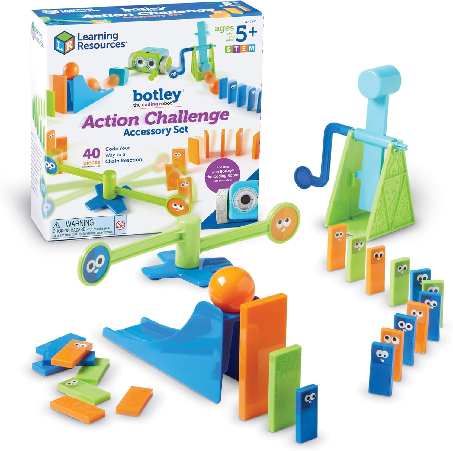 Learning Resources Botley Coding Robot Kit Action Medium, Multicolor