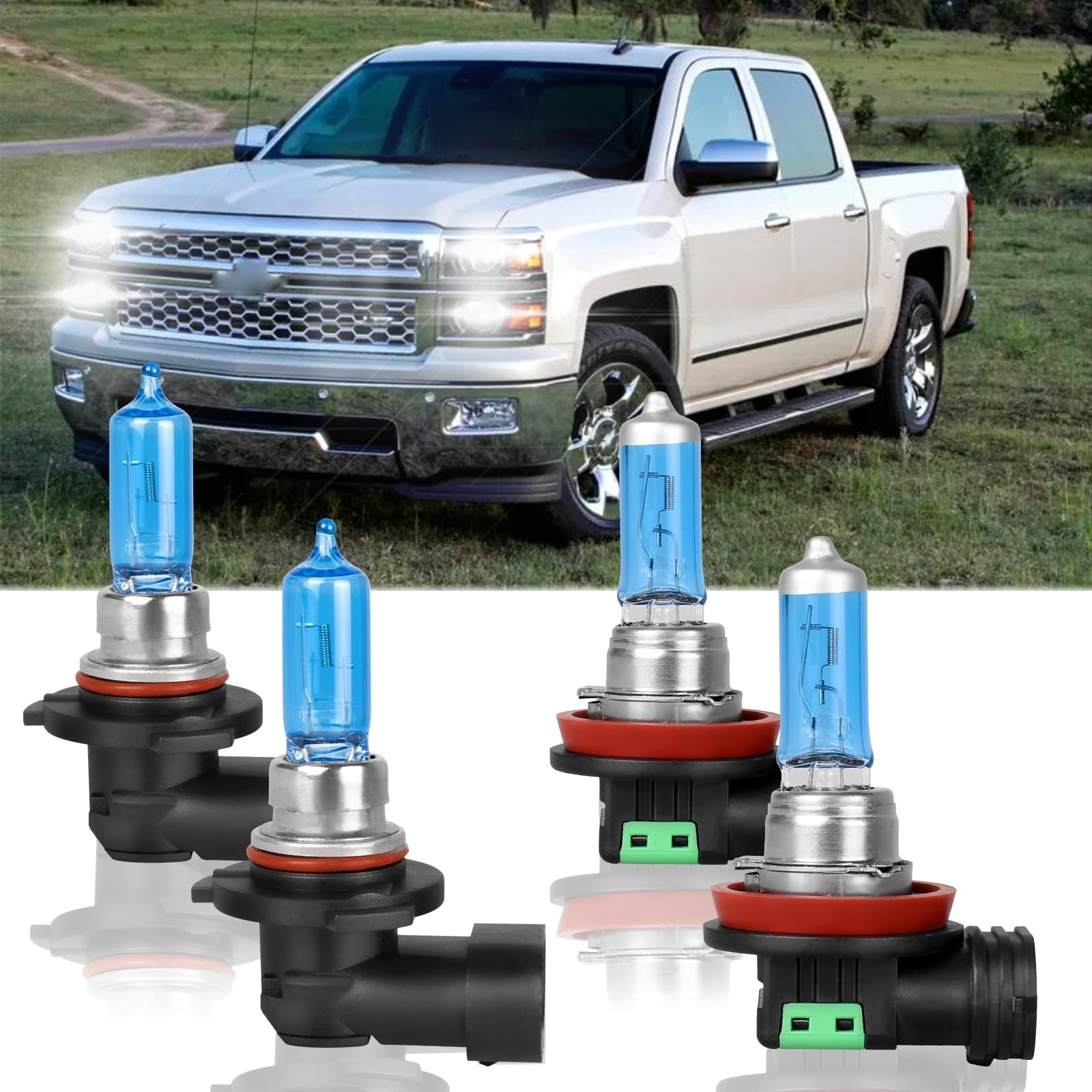 Fit for Chevrolet Silverado 1500(2007-2021) Chevy Silverado 2500 HD 3500 HD(2…