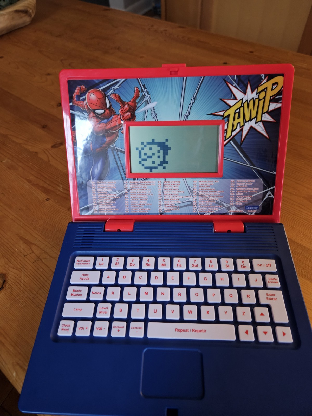 Lexibook Spider-Man – Educational and Bilingual Laptop Spanish/English – Toy …