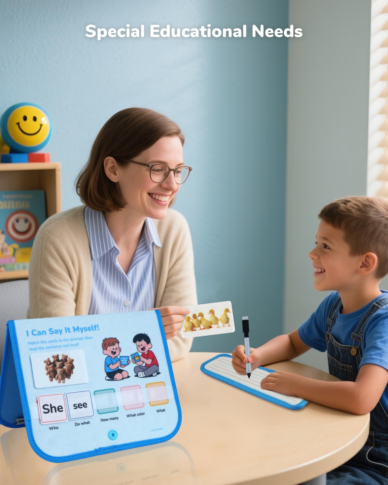 165 PCS Sentence Building for , Speech Therapy Materials with Writing Board, …