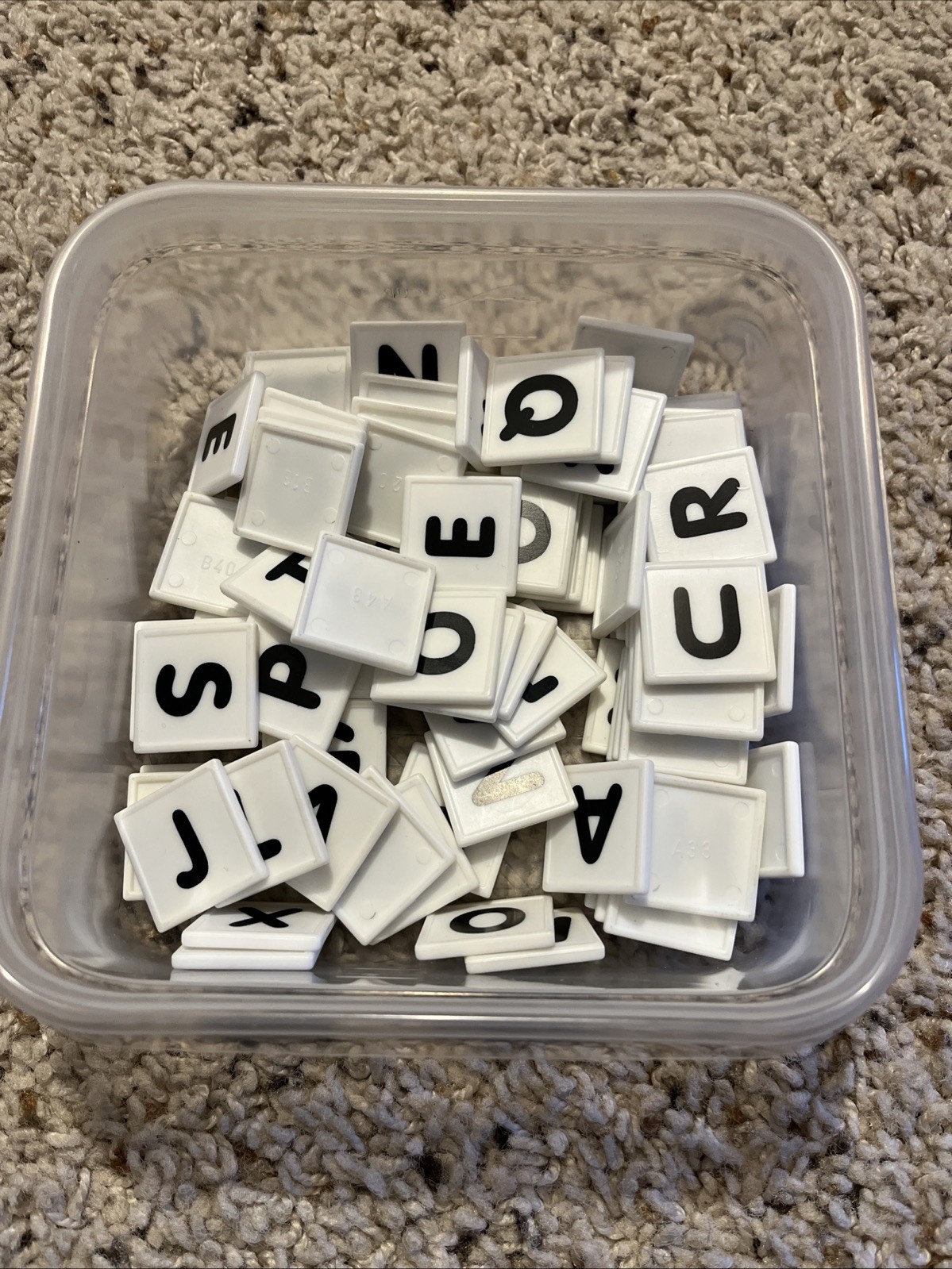 Capital Letter Tiles for Kids Educational Learning Toy Preschool Learning