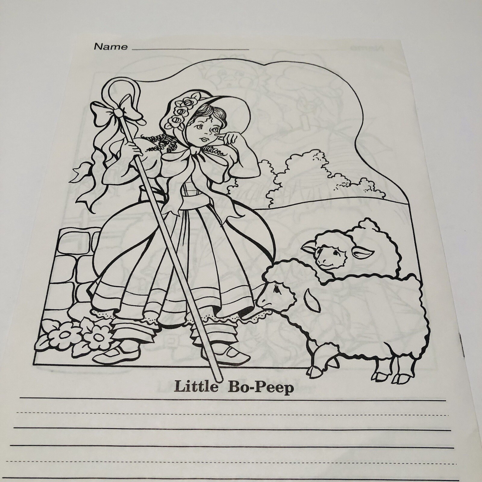 Little Folks Visuals Felt Nursery Rhymes 3 Mother Goose Little Bo Peep Shapes