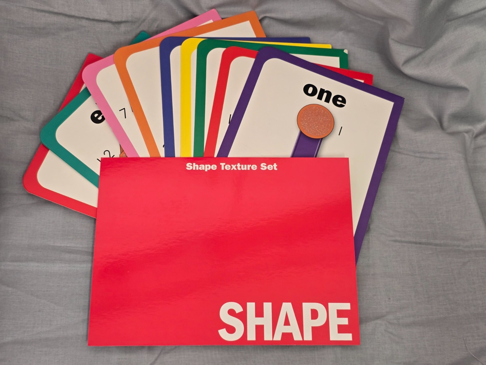 TouchMath Texture Cards Multisensory Math Animals Fruit Shapes 2021 TM1900