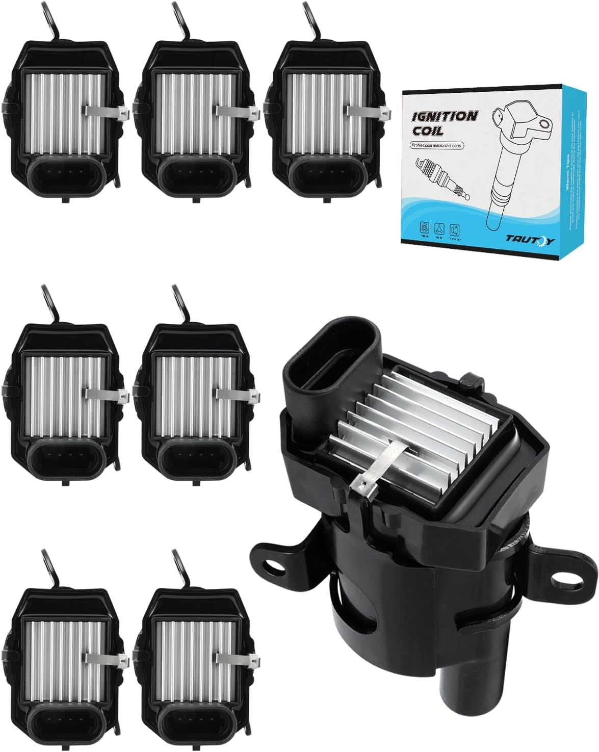 Set of 8 UF262 Ignition Coil Pack (4.8L 5.3L 6.0L) For Chevy Suburban Tahoe