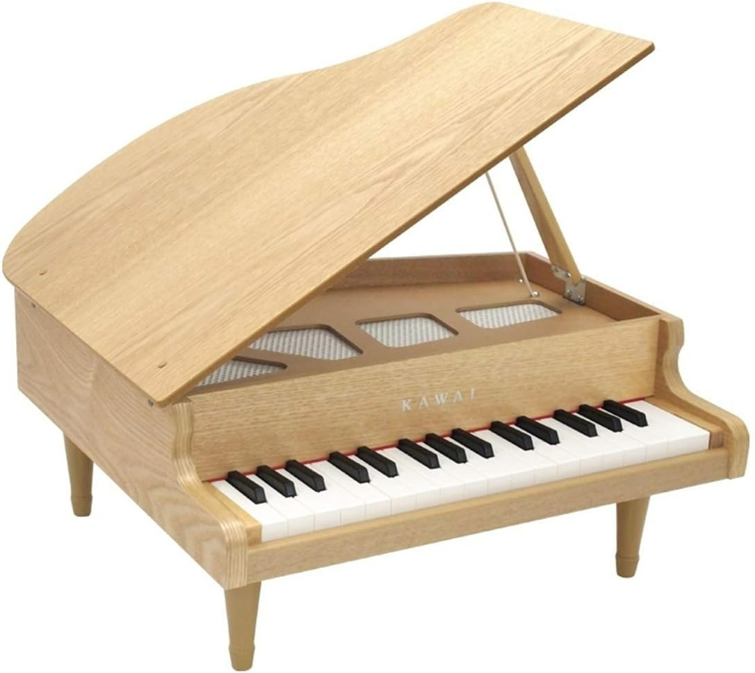 KAWAI Mini Grand Piano 32-Key 1144 Natural Wood Toy Piano Collectible Japan New