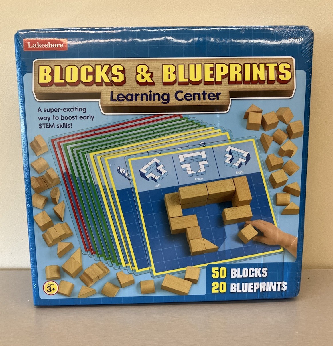 Lakeshore Blocks & Blueprints Learning Center FF579 NEW Sealed Building STEM