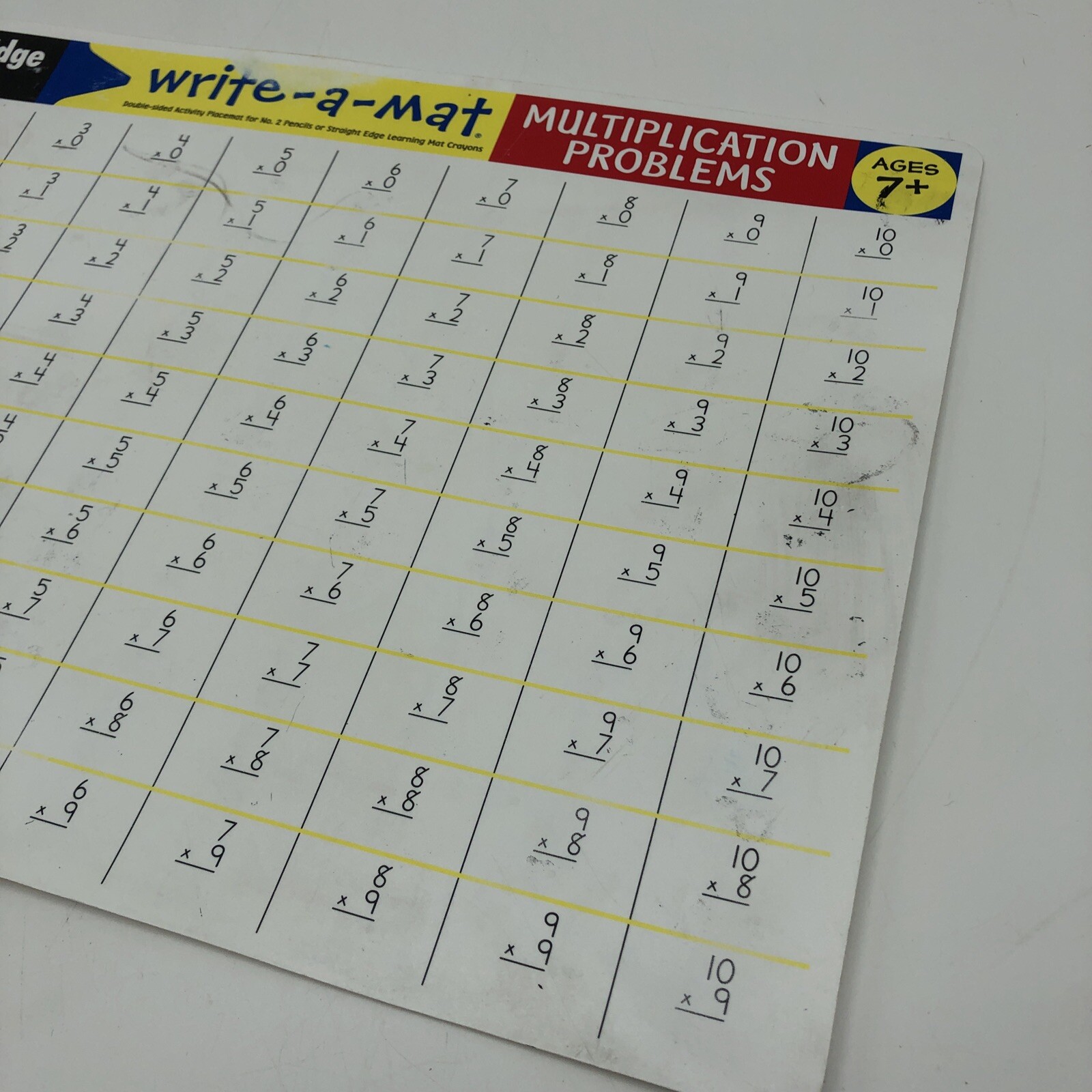 Melissa & Doug Multiplication Problems Write-A-Mat