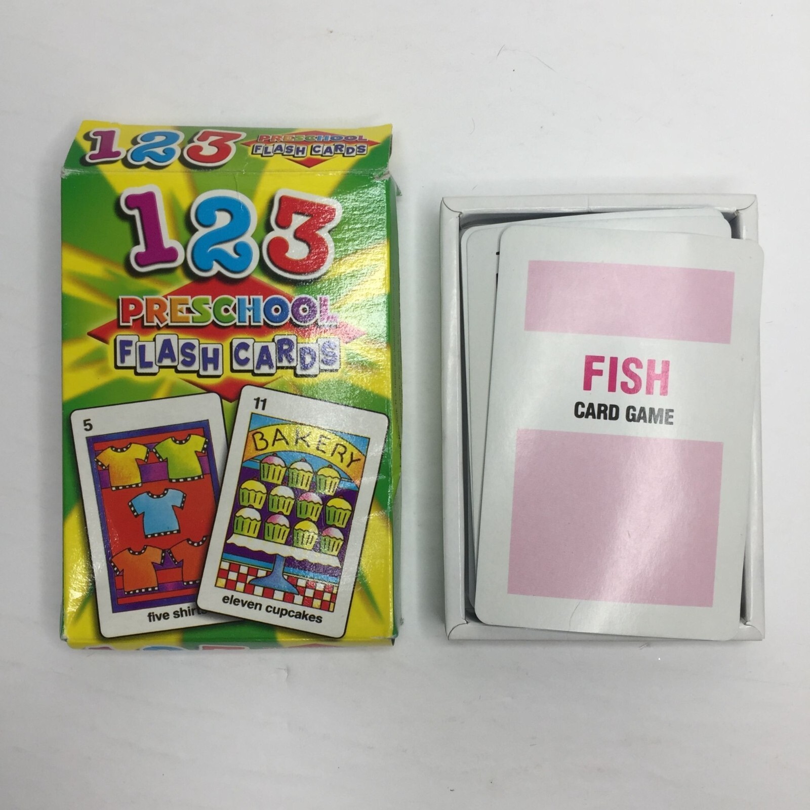 1-2-3 Preschool Flash Cards Stimulate Early Learning Numbers Counting Skills