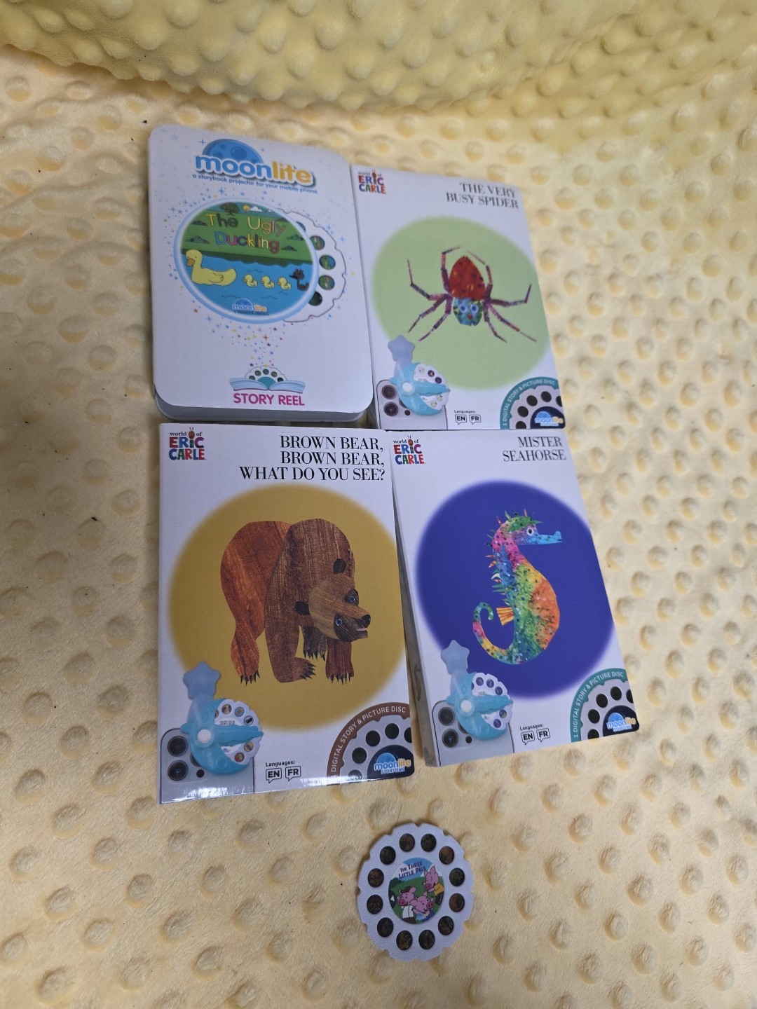 Moonlite Lot Of 5 Storybook Projector Story Reel
