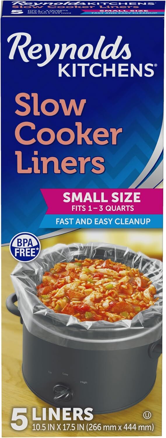 Reynolds Kitchens Slow Cooker Liners, Small (1-3 quart), 5 Count