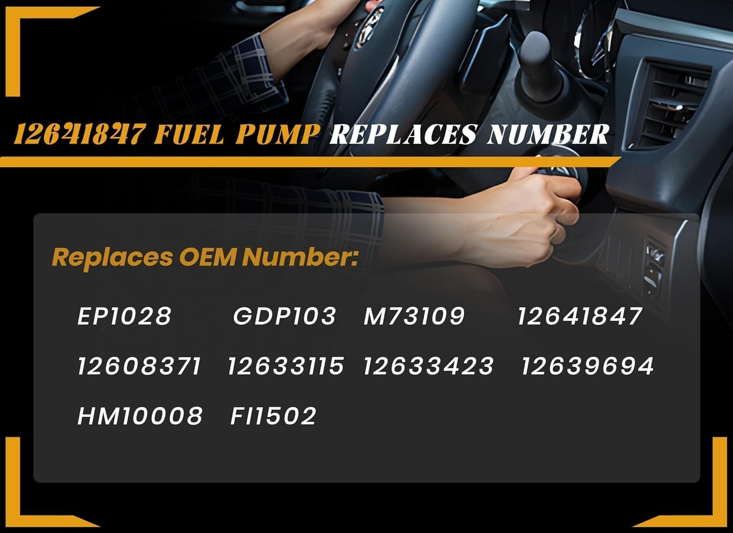 High Pressure Fuel Pump Compatible with Buick Sport & GMC Terrain 2010-2017 2.4L