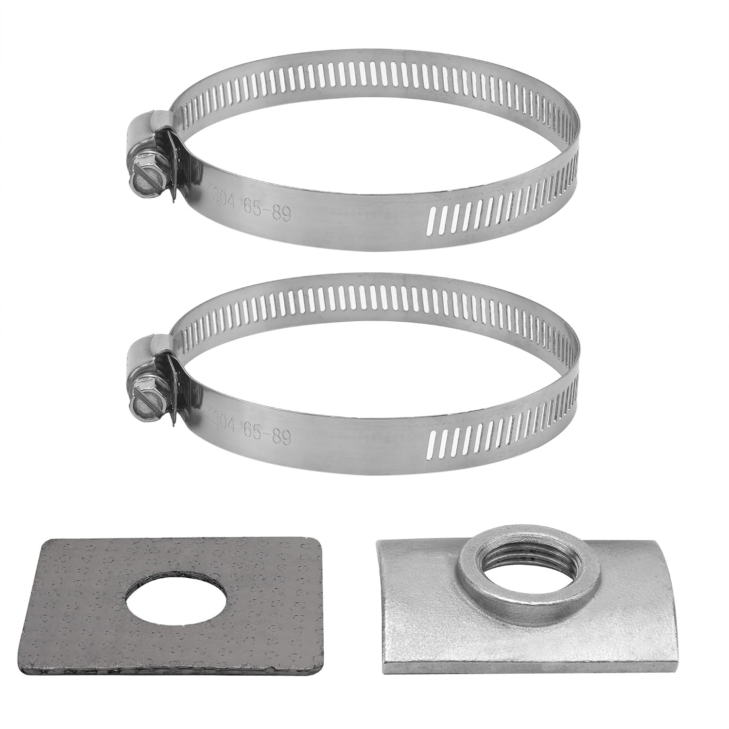 Fuel Injection Oxygen Sensor Bung Kit 60012 with Stainless Steel Band Clamp