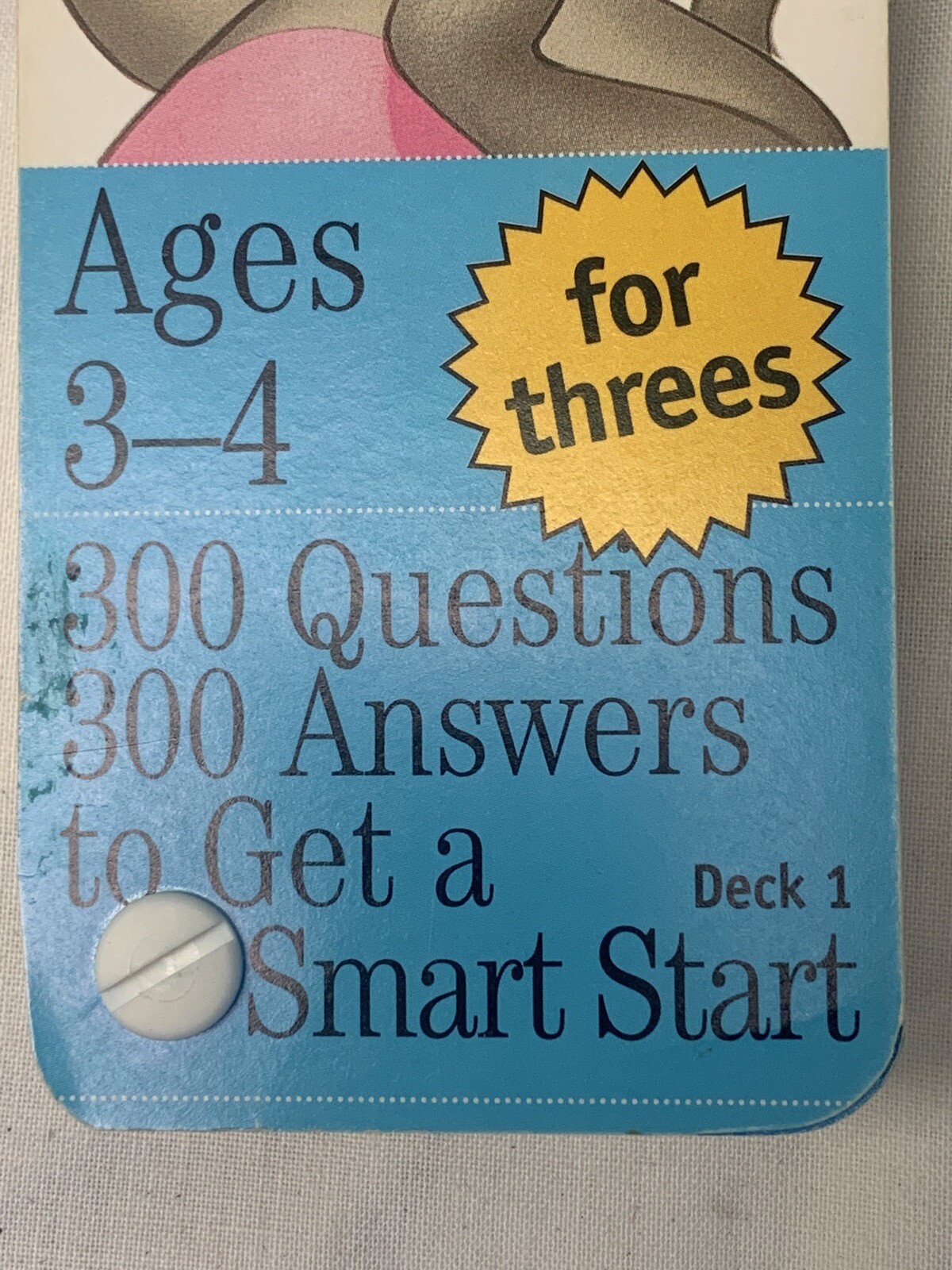 Brain Quest For Threes-Revised 3rd Edition-Ages 3-4