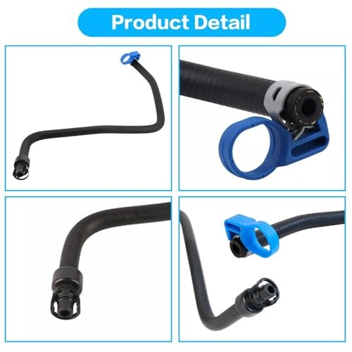 FZJDSD Engine Radiator Coolant Hose & Heater Hose &Pipe 5PCS Compatible with