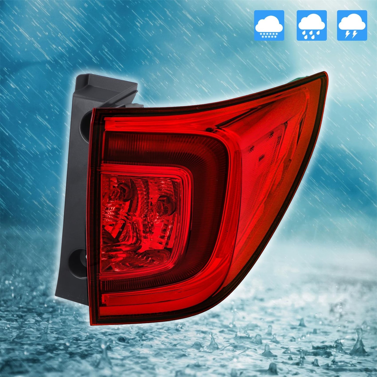 labwork Tail Lamp Light Replacement for Honda Pilot 2016-2018 Passport EX-L E…