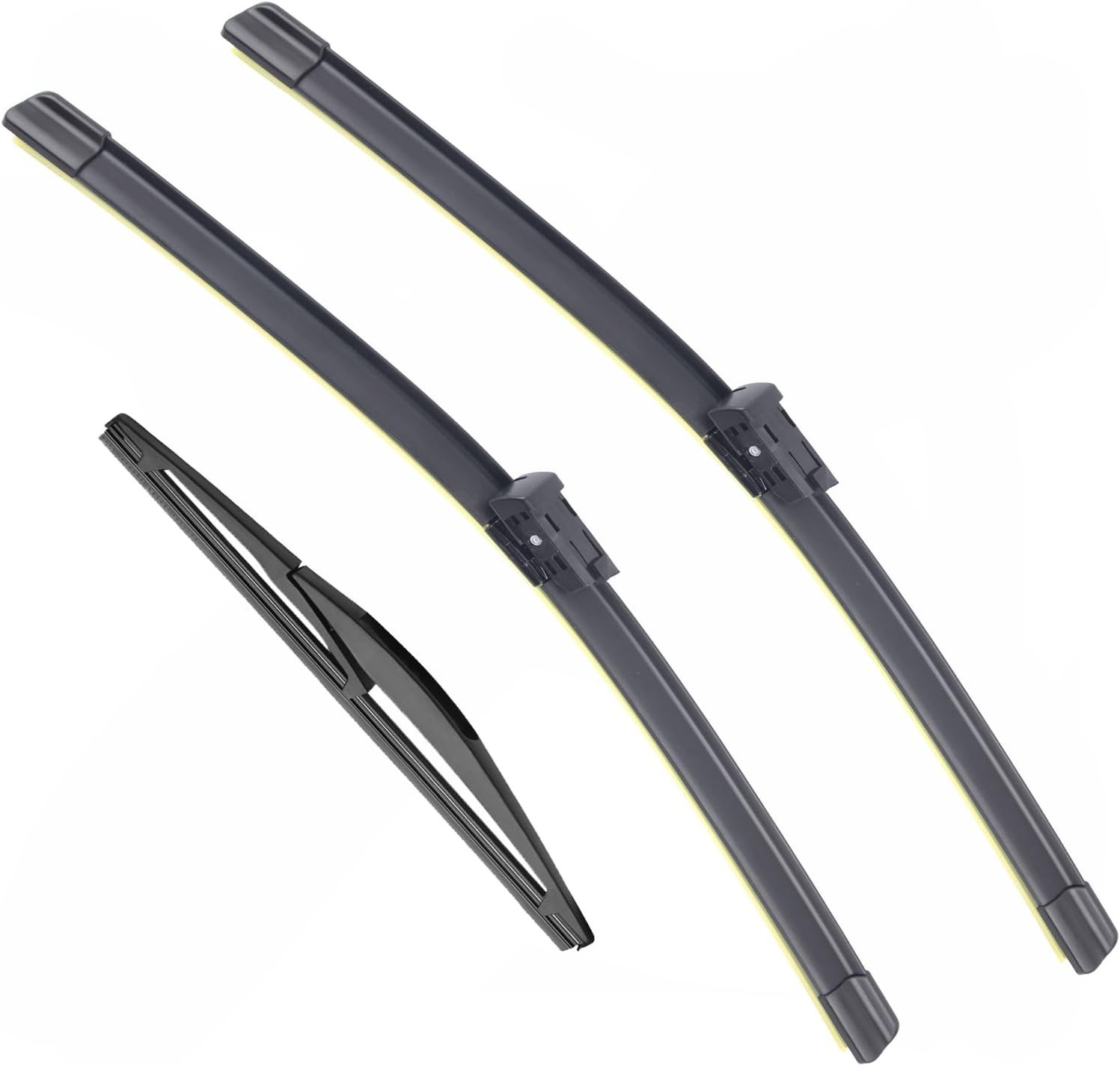 Original Equipment Replacement Front and Rear Windshield Wiper Blades For Merced
