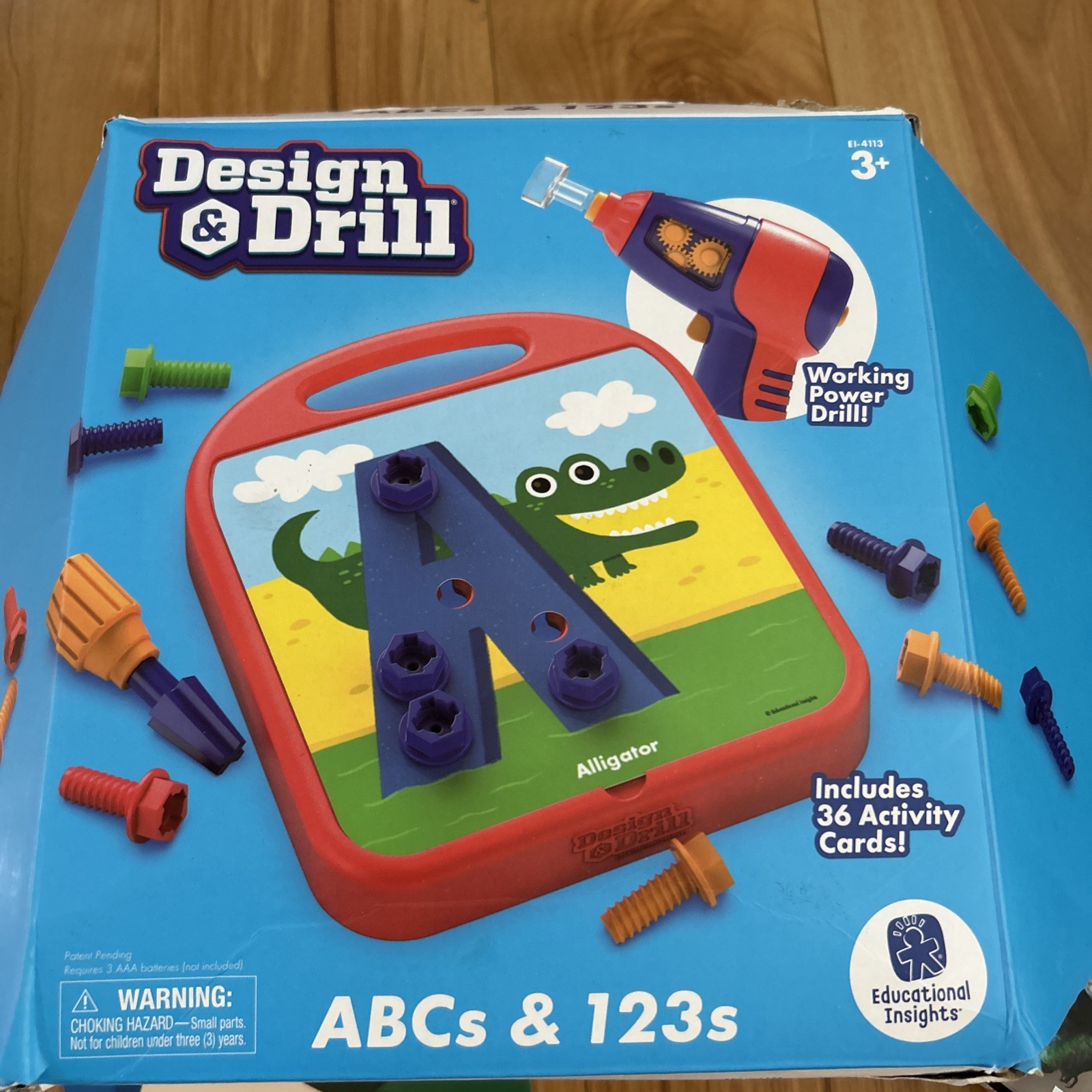 Design and Drill ABCs and 1 2 3 in Original Box Read