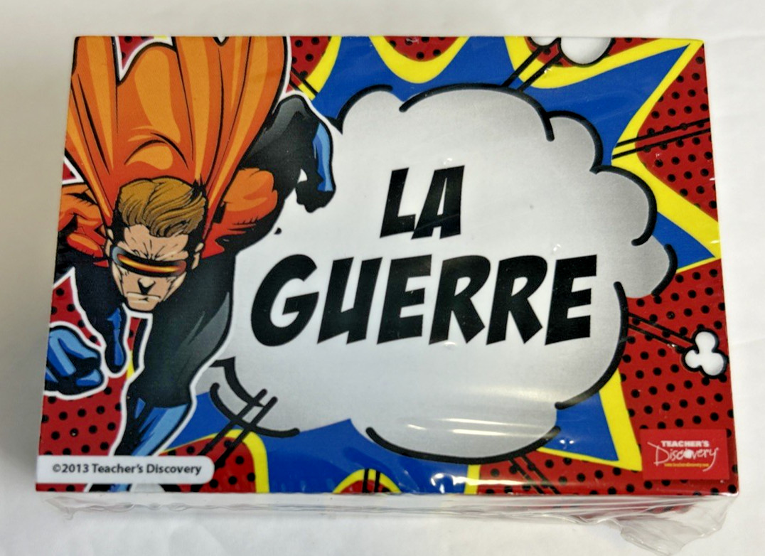 Teacher’s Discovery – French “War” Card Game – La gueere – Classroom Card Game