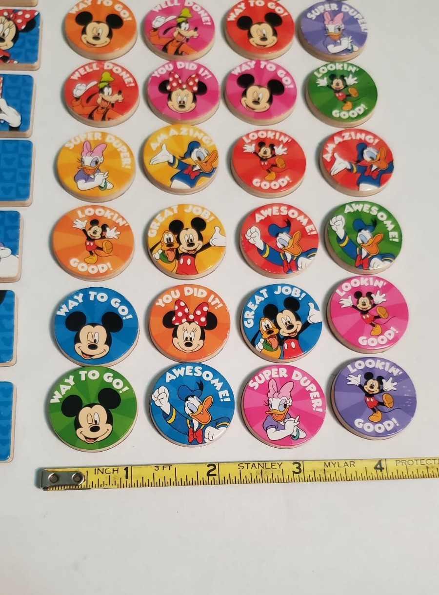 Disney Mickey Mouse Clubhouse My Magnetic Responsibility Chart Wooden Tokens
