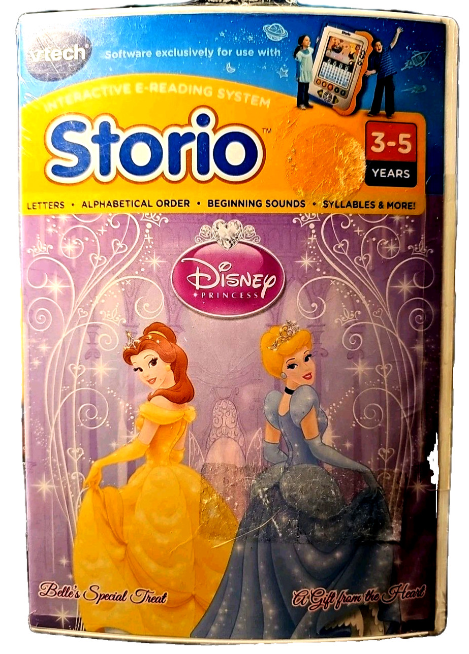 Vtech Storio E-Reading System – Disney Princess – 3-5 yrs – New & Sealed