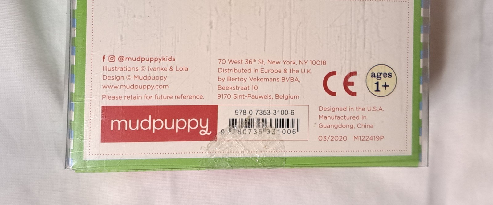 Mudpuppy My First Words Ring Flashcards 26 Double-Sided Cards for Toddlers NEW