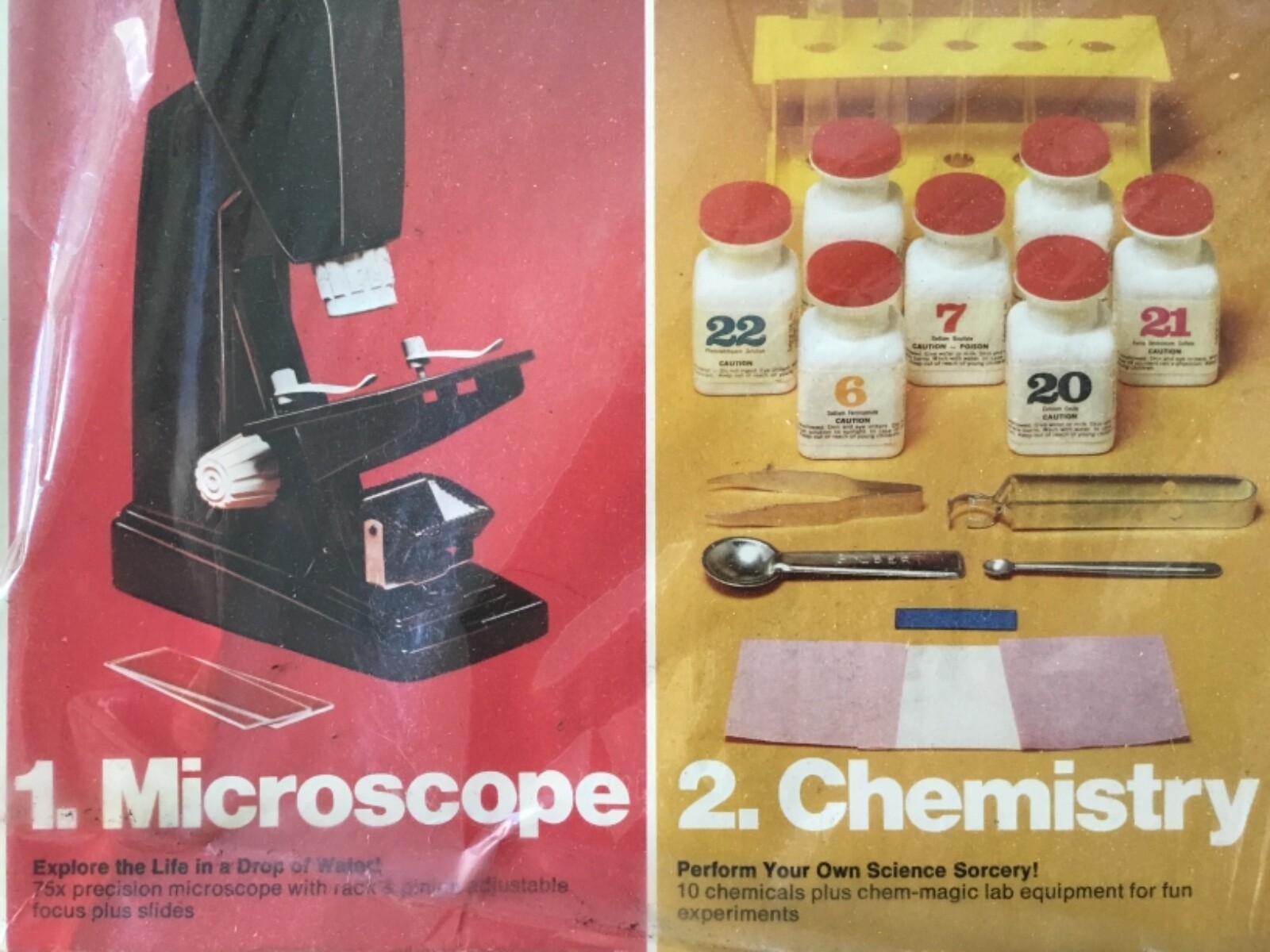 IDEAL 3 in 1 Science Set MCMLXXVII (1977) Vintage Extremely Rare Numbered