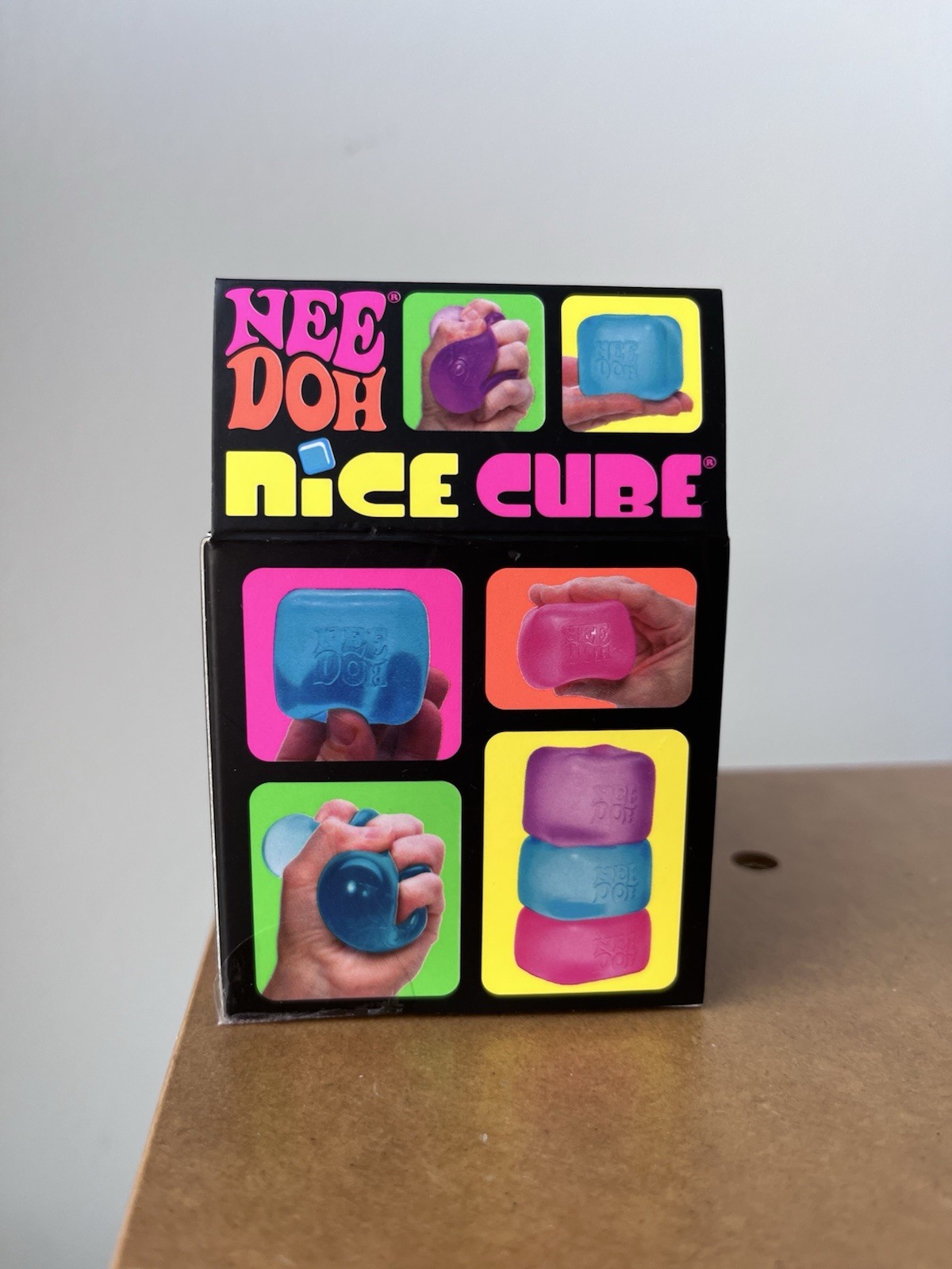 🧊 AUTH NeeDoh Nice Cube PURPLE Fidget (Ships securely boxed the Next Day Mon-Fr