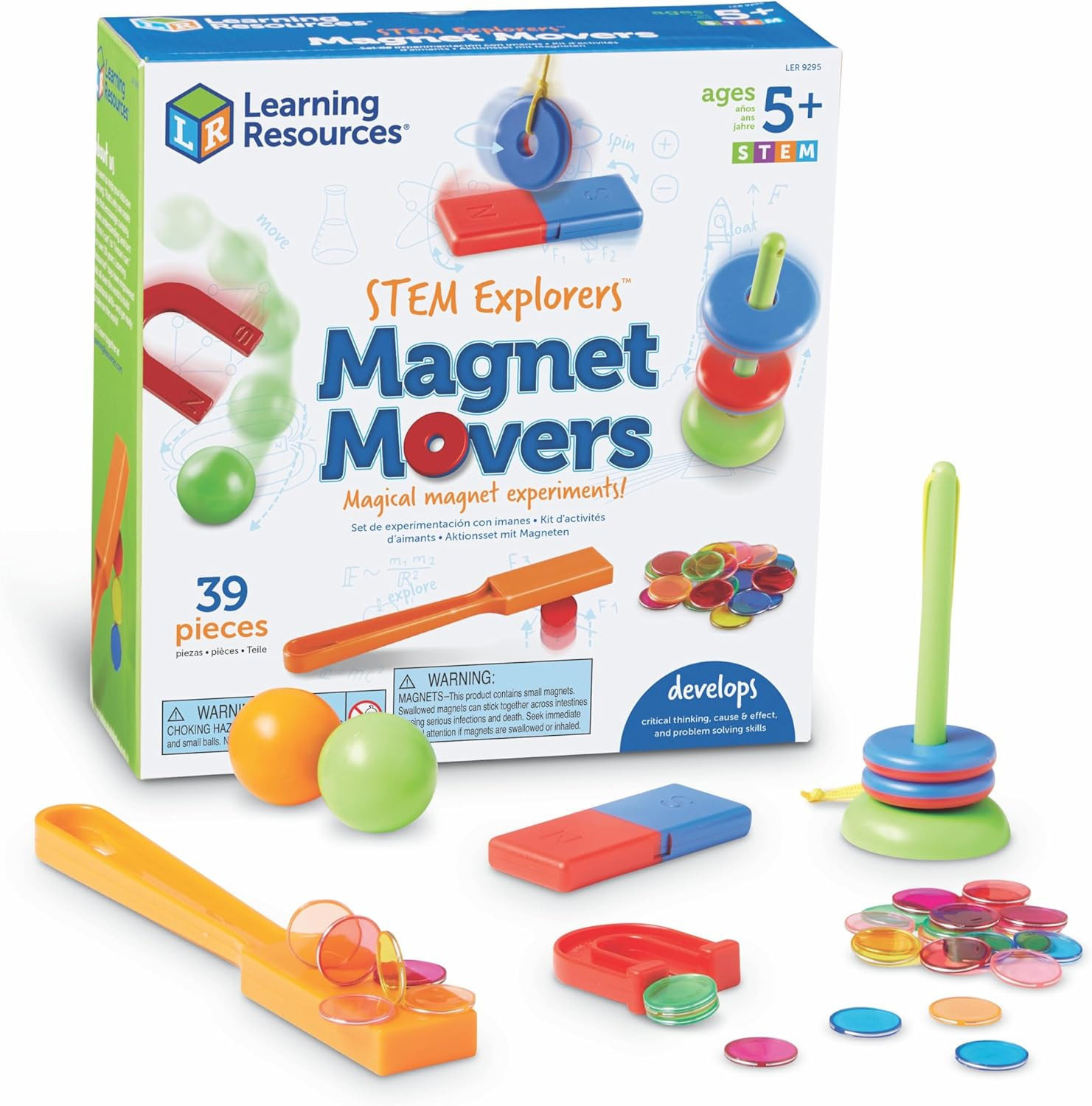 STEM Explorers -Ages 5+, Magnet Movers, Critical Thinking Skills, STEM Certif…