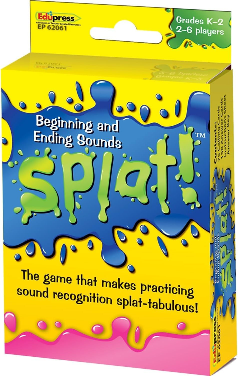 Beginning and Ending Sounds Splat™ Game Grades K-2 (EP62061)