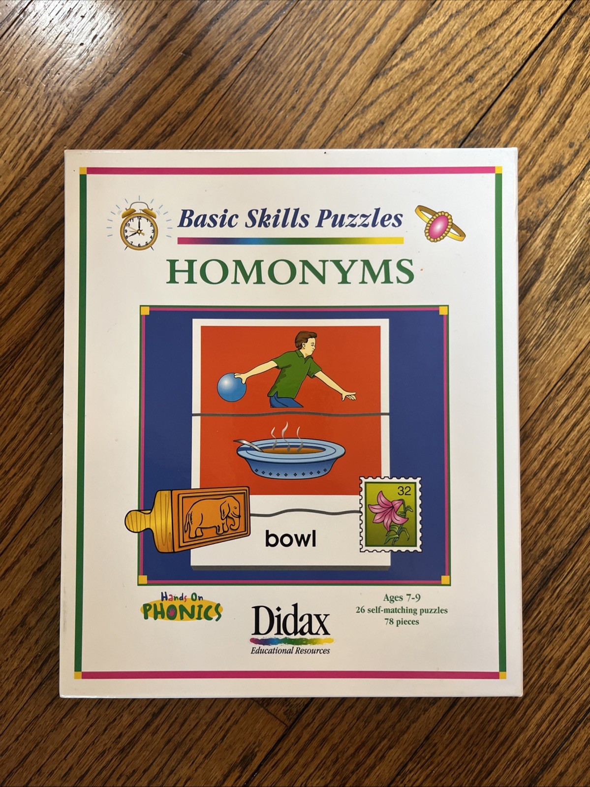 Didax Basic Skills Puzzles – Homonyms – Hands On Phonics EUC