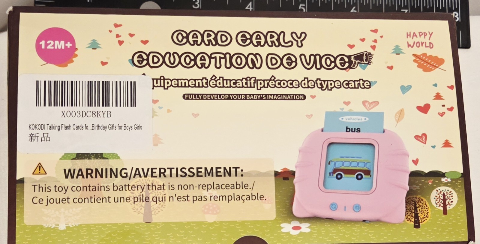 Children’s Early Education Device Talking Device W/ 112 Talking Flash Cards
