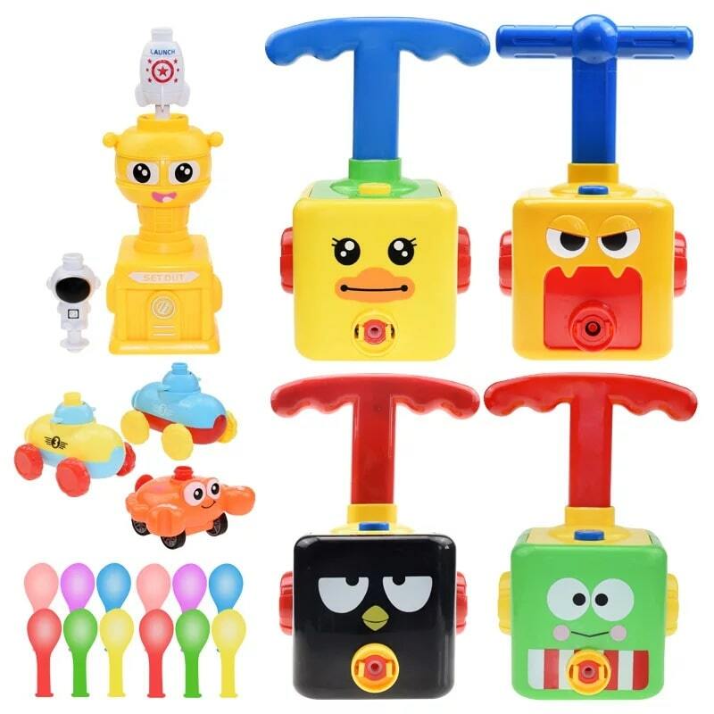 2 Sets Fun Balloon Launcher Power Car Toy Set for Kids, FREE shipping from USA