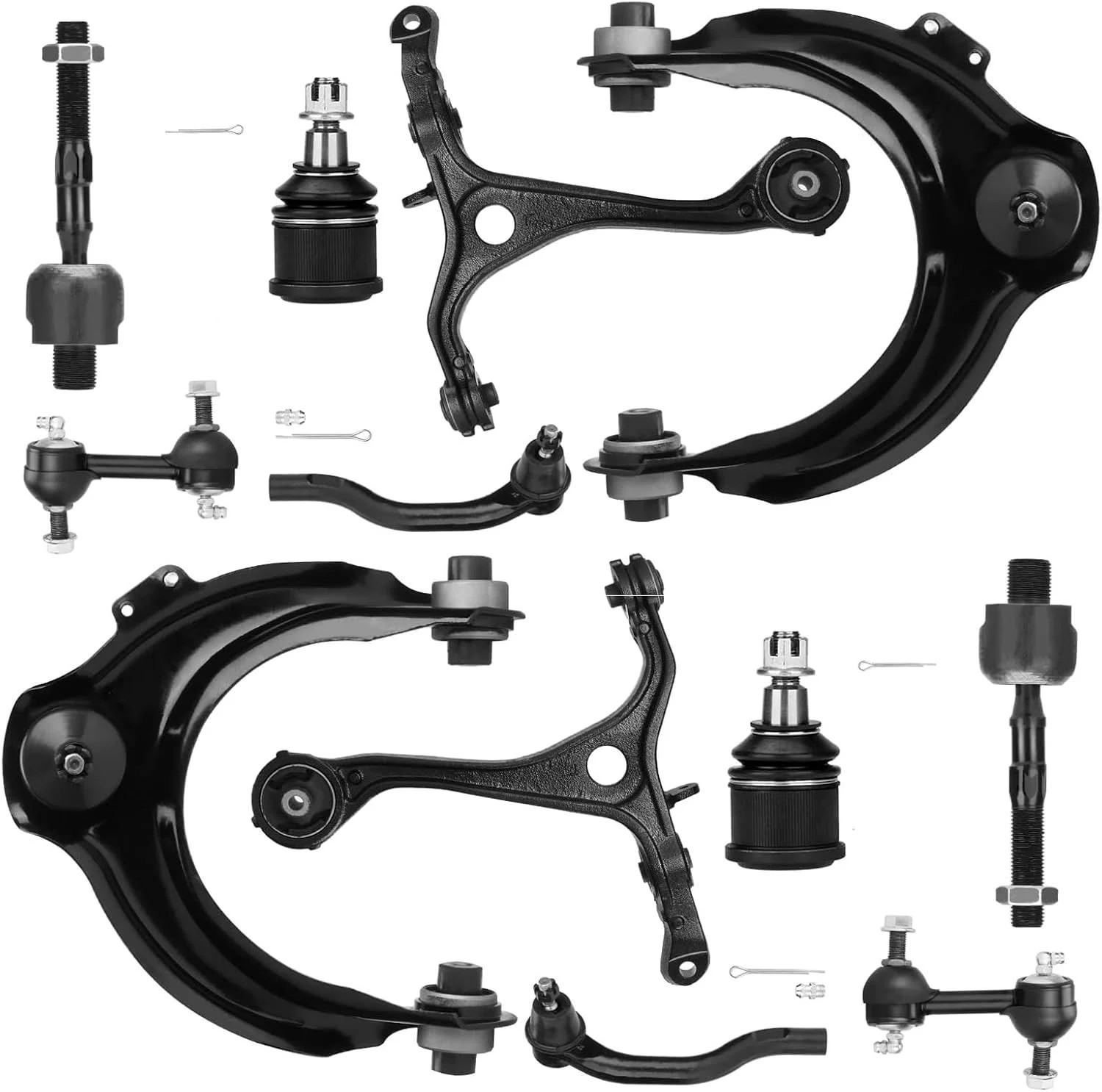 Front Suspension Kit Upper Lower Control Arms Ball Joints Fit for Honda Accord 2