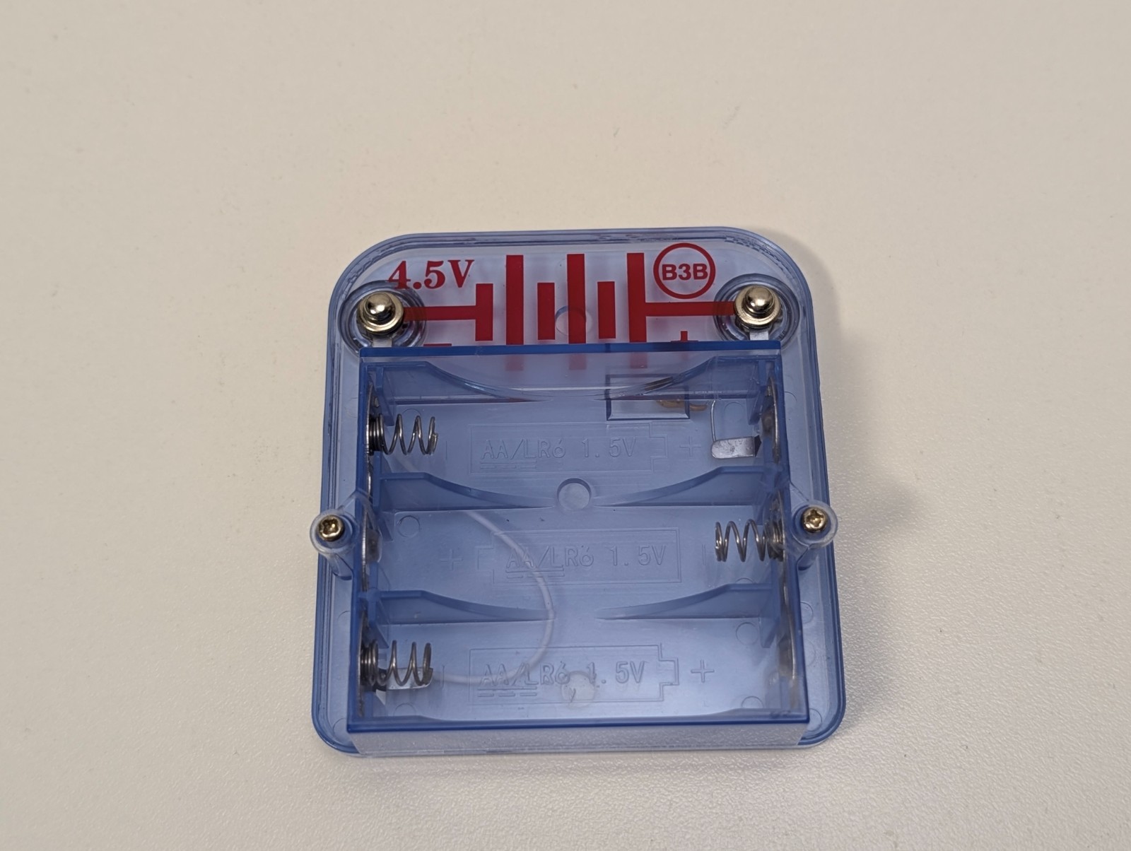 ELENCO Snap Circuits Replacement Part: B3B 4.5V Battery Holder w/ Cover, 6SCB3B