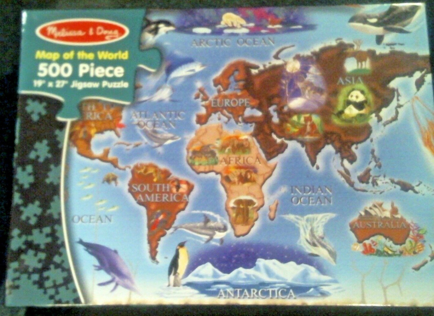 Melissa & Doug – 500 piece – Map of the World Puzzle – Complete