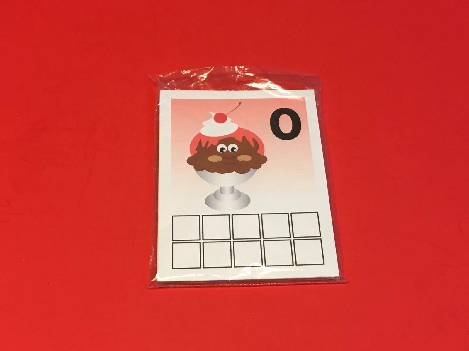 ICE CREAM TENS FRAMES – Laminated Dry Erase cards – Teaching supplies