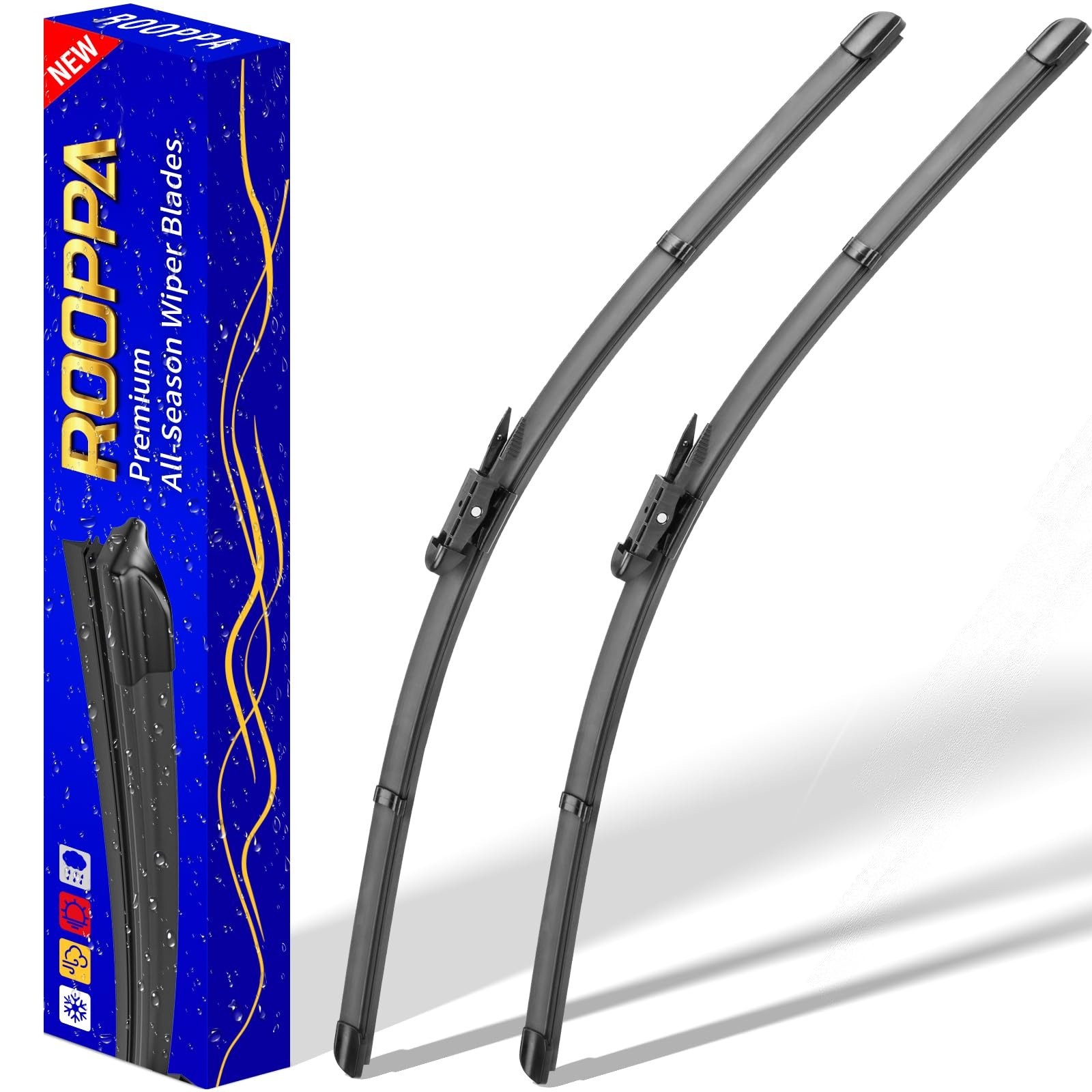 2 wipers Replacement for 2005-2012 Toyota Avalon/2013-2017 Ford Taurus/2010-2…