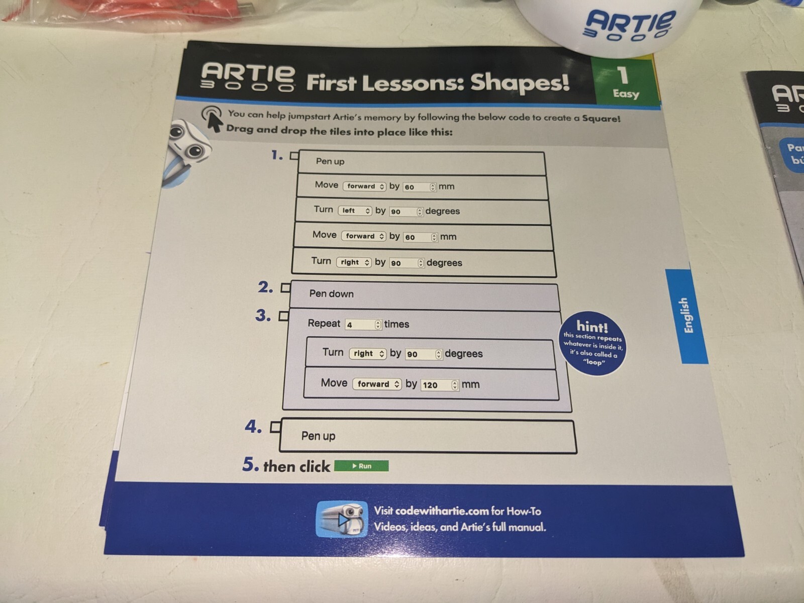 Educational Insights Artie 3000 The Coding Robot Stem Toy (K7)